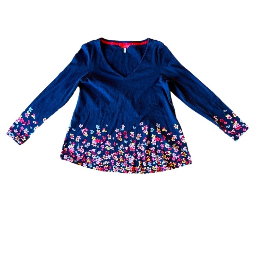 Joules floral long sleeve blouse Size 2